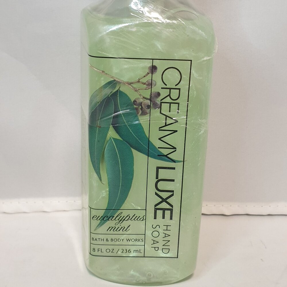 NEW Bath & Body Works Creamy Luxe Eucalyptus Mint Hand Soap 8 FL OZ / 236 ML